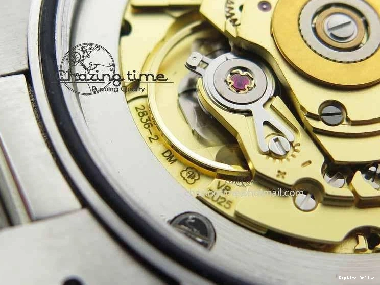 0126 TechFriendly Day Date 40mm SS BP Maker Best Edition Diamond Bezel Silver Dial On SS Bracelet ETA 3696